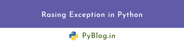 Rasing Exception in Python